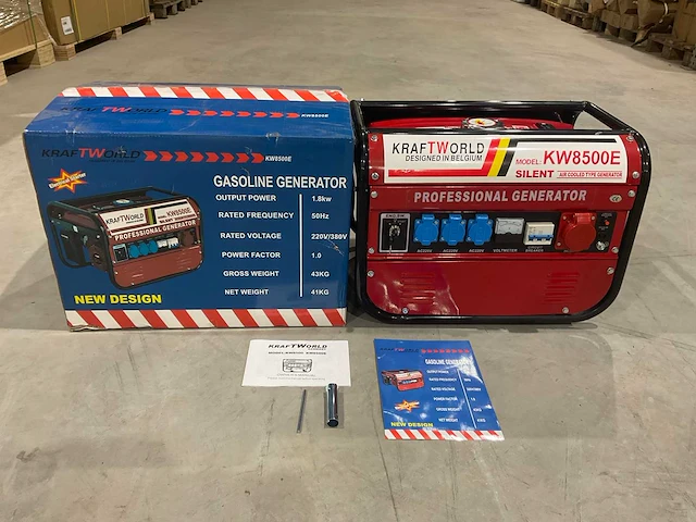 2024 kraftworld kw8500e stroomgenerator - afbeelding 5 van  7