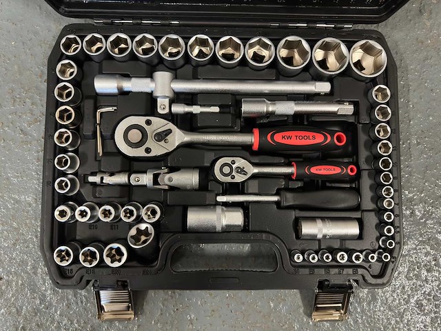 2024 kw tools 108 delig doppenset - afbeelding 3 van  4