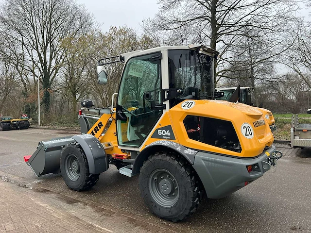 2024 liebherr l504 compact wiellader - afbeelding 4 van  11
