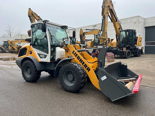 2024 liebherr l504 compact wiellader - afbeelding 6 van  11