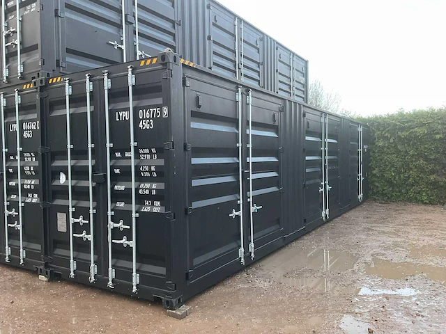 2024 lypu 40 ft high cube zeecontainer met 3 zijdeuren - afbeelding 3 van  5