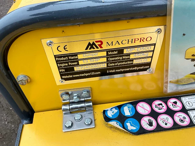 2024 machpro mp-d500 dumper - afbeelding 16 van  17