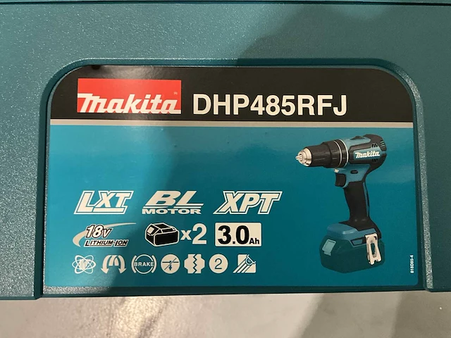 2024 makita dhp485rfj klopboor/schroefmachine li-ion - afbeelding 4 van  7