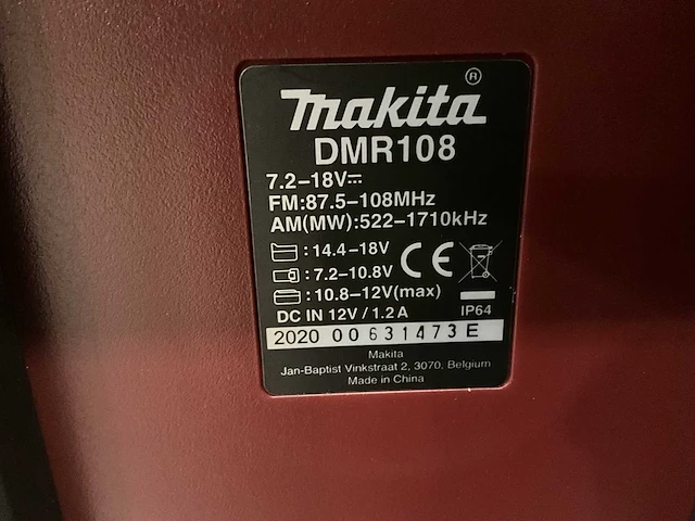 2024 makita dmr110n makita bouwradio - afbeelding 11 van  11