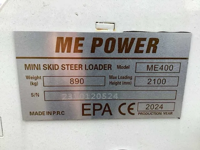 2024 me power rups skidster nieuw/ongebruikt - afbeelding 13 van  14