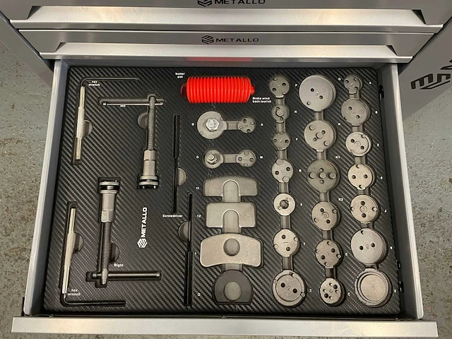 2024 metallo 10/10 gereedschapswagen met elektrische gereedschap - afbeelding 11 van  16