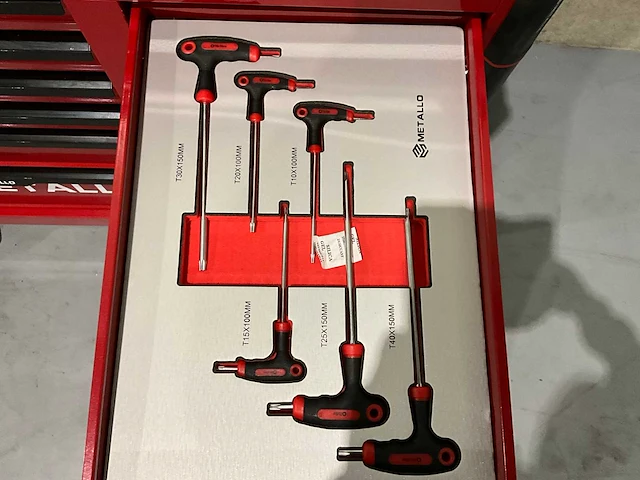 2024 metallo 12 lades gereedschapswagen - afbeelding 13 van  28