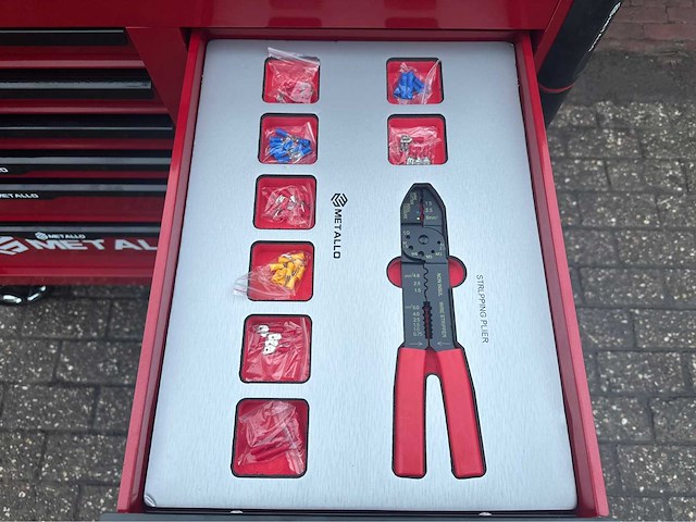 2024 metallo 13 lades 10 gevuld gereedschap wagen gevuld - afbeelding 8 van  20