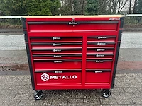 2024 metallo 13 lades 10 gevuld gereedschap wagen gevuld - afbeelding 1 van  20