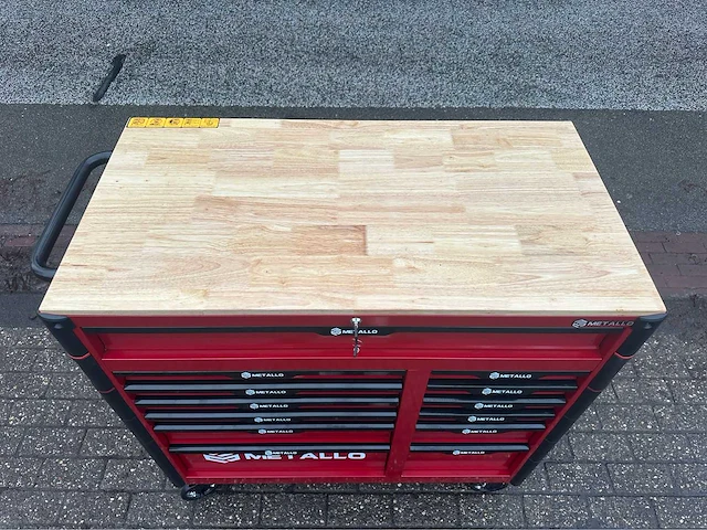 2024 metallo 13 lades 10 gevuld gereedschap wagen gevuld - afbeelding 16 van  20