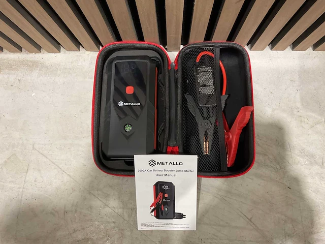 2024 metallo 3000a accu booster/startpack - afbeelding 7 van  9