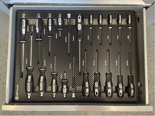 2024 metallo 8 lades 8 gevuld - gereedschap wagen gevuld - afbeelding 3 van  14