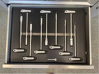 2024 metallo 8 lades 8 gevuld - gereedschap wagen gevuld - afbeelding 2 van  14