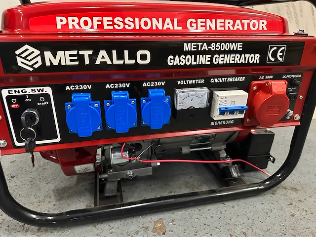 2024 metallo meta-8500we stroomgenerator - afbeelding 11 van  12