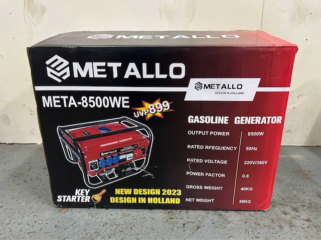 2024 metallo meta-8500we stroomgenerator - afbeelding 3 van  12