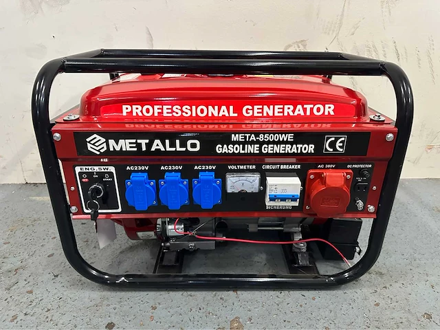 2024 metallo meta-8500we stroomgenerator - afbeelding 6 van  12