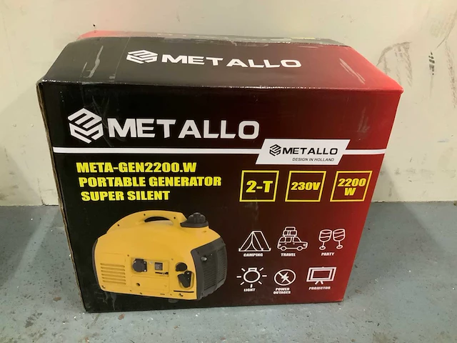 2024 metallo meta-gen2200 stroomgenerator - afbeelding 5 van  10