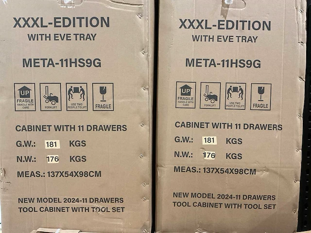 2024 metallo xxxl-edition meta-11hs9g gereedschapswagen - afbeelding 14 van  22