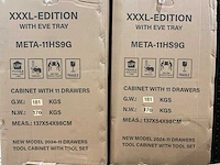 2024 metallo xxxl-edition meta-11hs9g gereedschapswagen - afbeelding 14 van  22