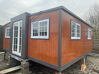 2024 mobiele woonunit / tiny house met twee slaapkamers en keuken hout motief 36m2 - afbeelding 12 van  64