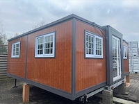 2024 mobiele woonunit / tiny house met twee slaapkamers en keuken hout motief 36m2 - afbeelding 23 van  64