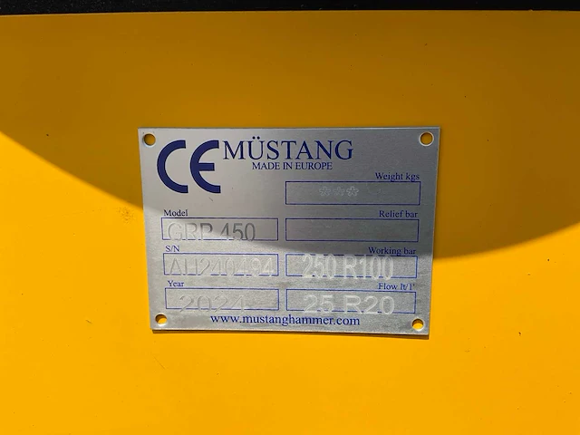 2024 mustang grp 450 grijper - afbeelding 9 van  9