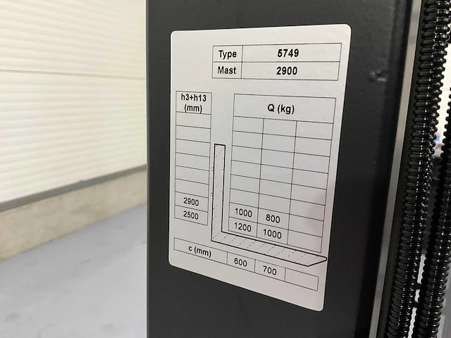 2024 noblelift 2.9 meter stapelaar - afbeelding 9 van  19