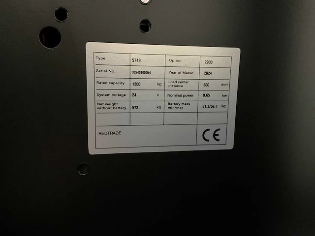 2024 noblelift 2900 stapelaar - afbeelding 10 van  19