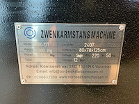 2024 obk 12 obk-12t zwenkarmstansmachine - afbeelding 10 van  18