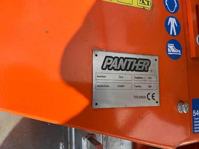 2024 panther fm125 maaidorser - afbeelding 8 van  9