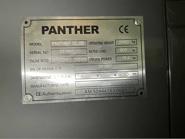 2024 panther mini shovel unused - afbeelding 40 van  45