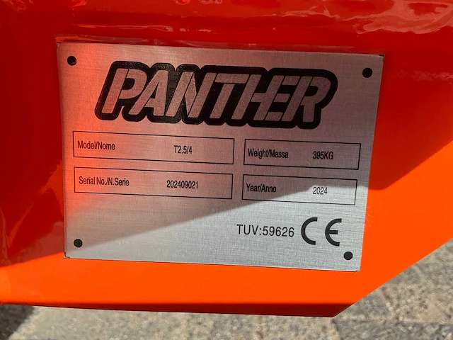 2024 panther t2.5/4 dumper aanhanger - afbeelding 18 van  18