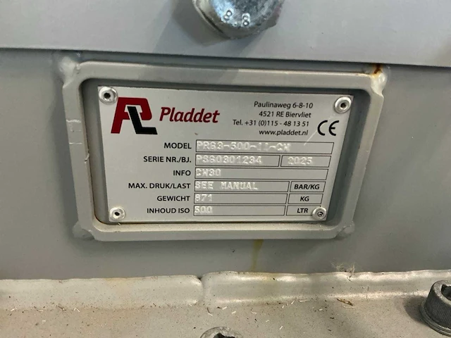 2024 pladdet prg3-500 cw draai kantel stuk - afbeelding 5 van  13