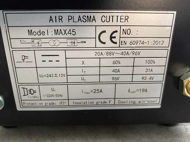 2024 powertherm max45 plasmasnijmachine - afbeelding 6 van  14
