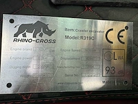 2024 rhino-cross r319c minigraafmachine - afbeelding 20 van  20