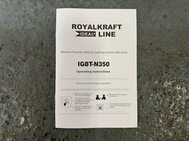 2024 royalkraft igbt-n350 lasmachine - afbeelding 9 van  9