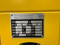 2024 rte 6740 cummins diesel generator 50kva - afbeelding 18 van  25