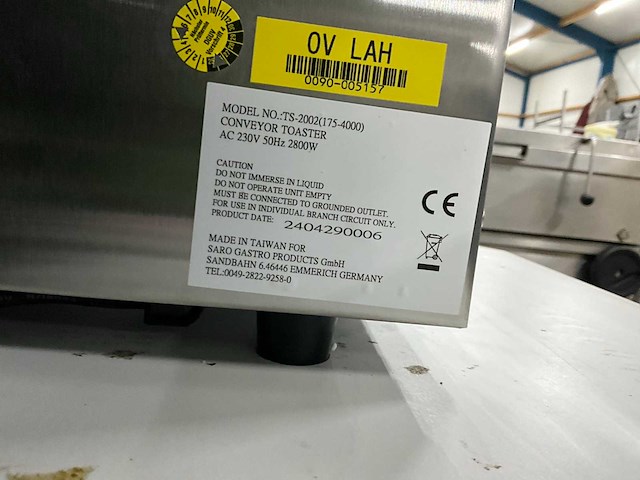 2024 saro christian doorlooptoaster - afbeelding 5 van  5