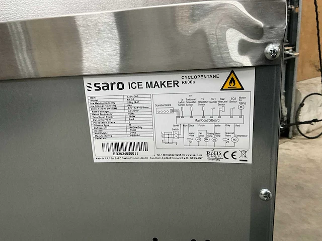 2024 saro eb26 ijsblokjesmachine - afbeelding 4 van  4