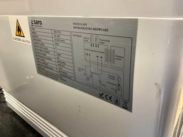 2024 saro sc 100 gebaksvitrine - afbeelding 8 van  9