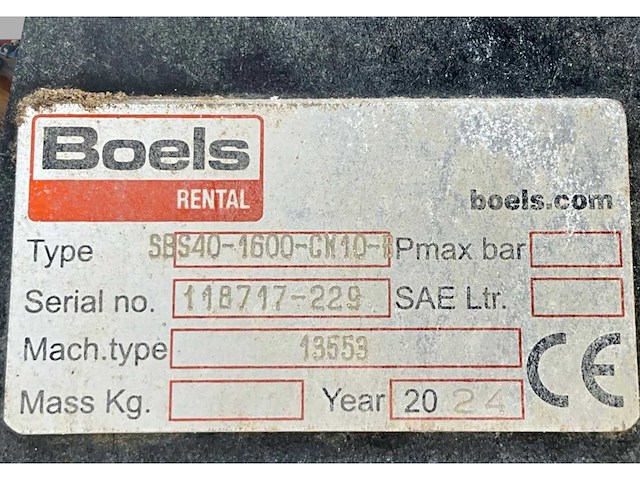 2024 sbs40-1600 slotenbak cw10 - afbeelding 8 van  8