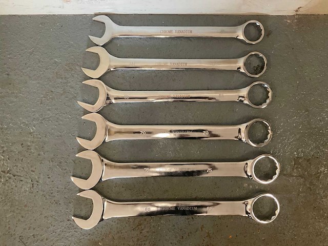 2024 sg tools 6 delig steek en ringsleutelset - afbeelding 2 van  2