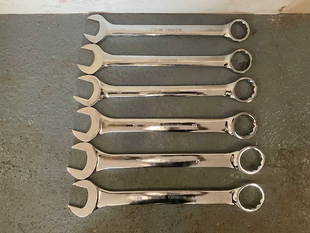 2024 sg tools 6 delig steek en ringsleutelset - afbeelding 2 van  2