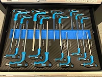 2024 sg tools xl model blue gereedschap wagen gevuld - afbeelding 3 van  17