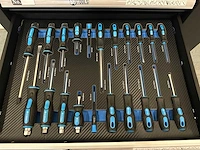 2024 sg tools xl model blue gevulde gereedschapswagen - afbeelding 9 van  16