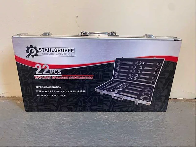 2024 stahlgruppe 22 delig steek en ringsleutelset - afbeelding 6 van  6