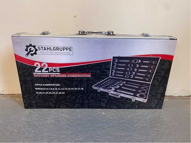 2024 stahlgruppe 22 delig steek en ringsleutelset - afbeelding 6 van  6