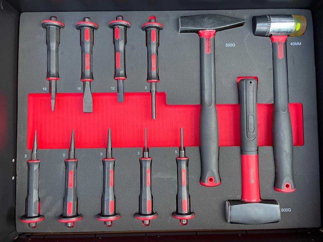 2024 stahlgruppe jumbo - gereedschap wagen gevuld - afbeelding 12 van  17