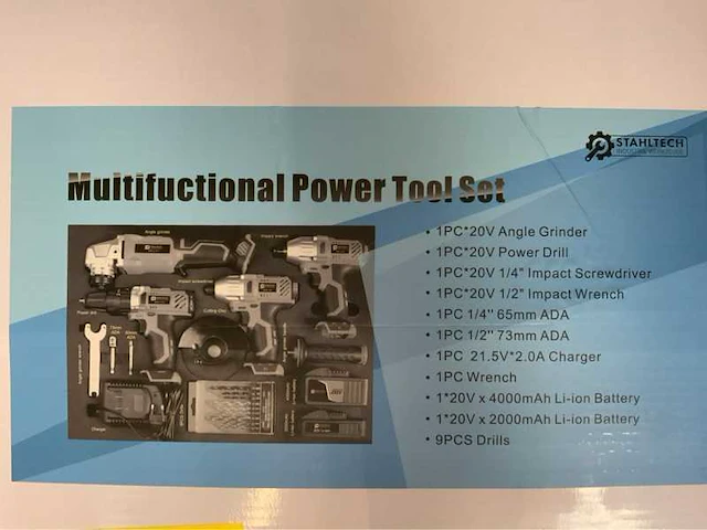 2024 stahltech 26 delig multifunctionele accu gereedschap - afbeelding 8 van  9