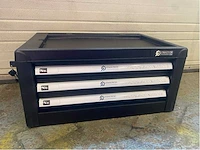 2024 stahltech 3-drawer 129 pcs gereedschapskist gevuld - afbeelding 2 van  8
